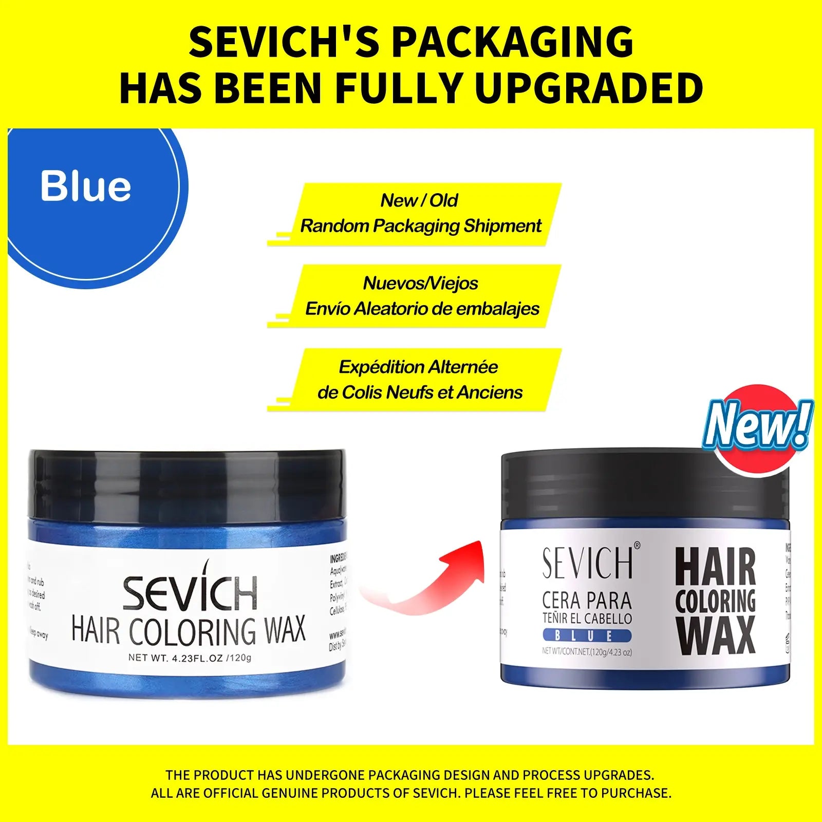 Luxury hair wax container with elegant design for premium styling and hold