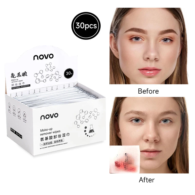 Makeup Remover Wipes For Face Cleansing Without Noresidue