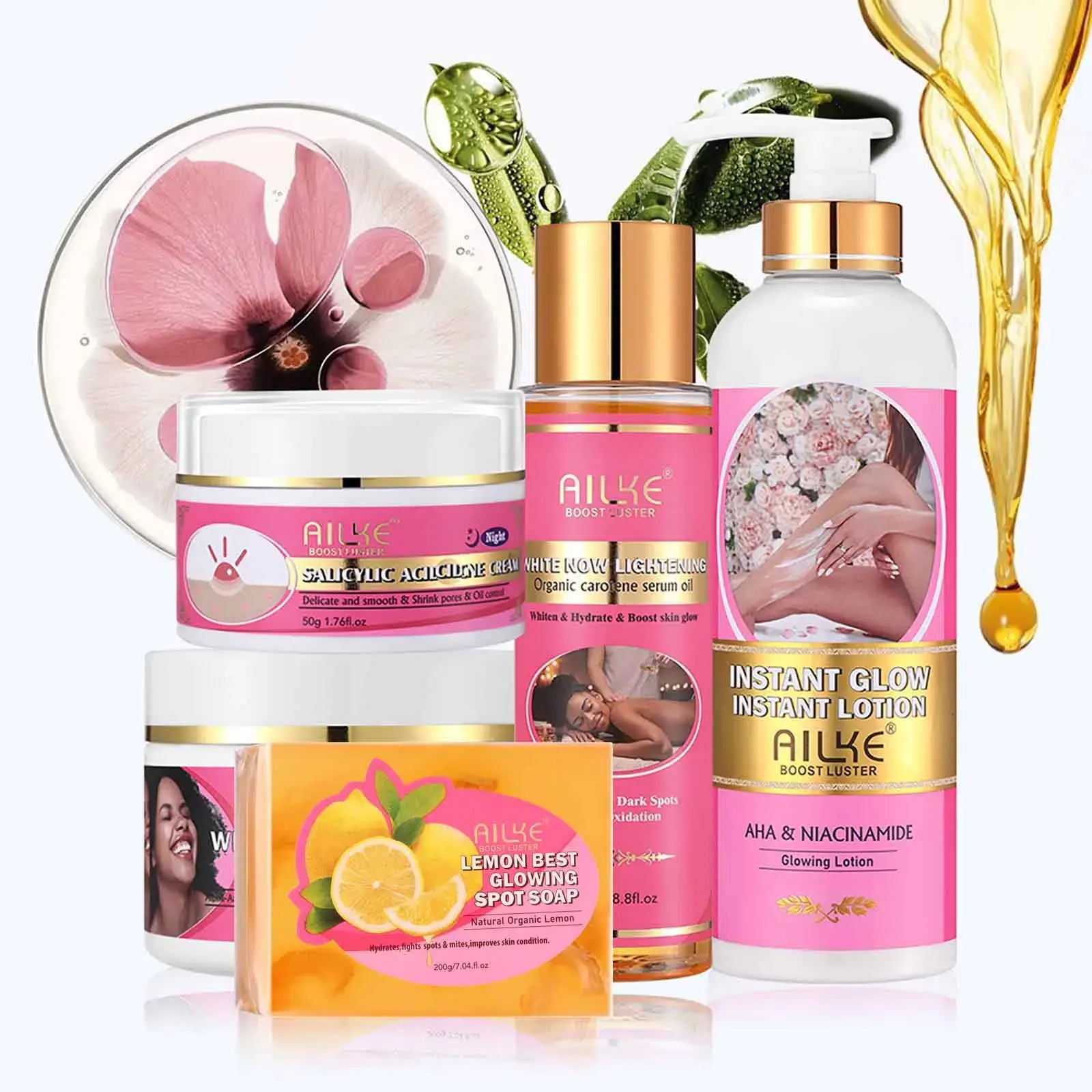 Experience radiant skin brightening and deep hydration to transform dry skin into a luminous, luxurious glow.