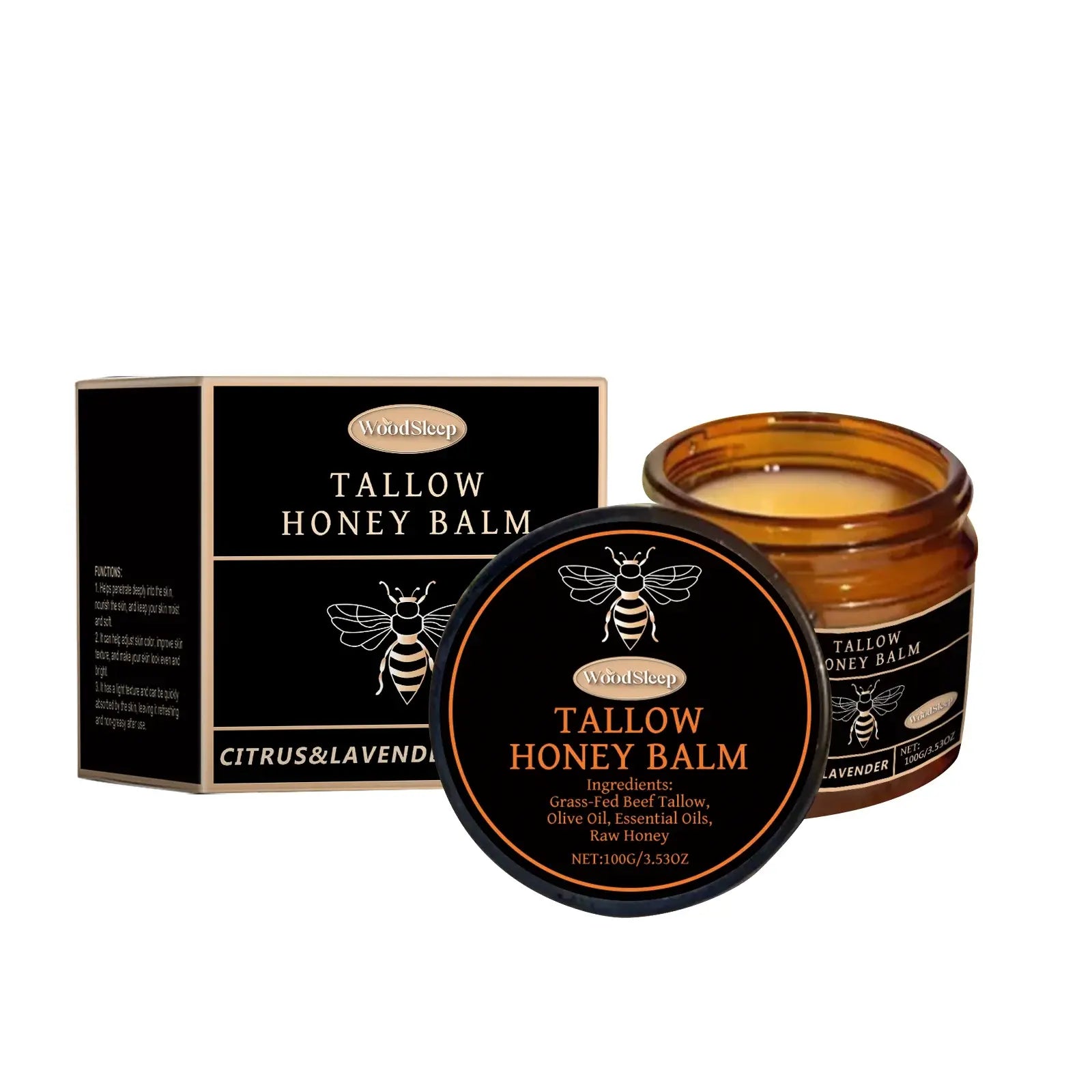 Luxurious Tallow Honey skincare for a radiant, moisturizing glow that rejuvenates and nourishes the skin