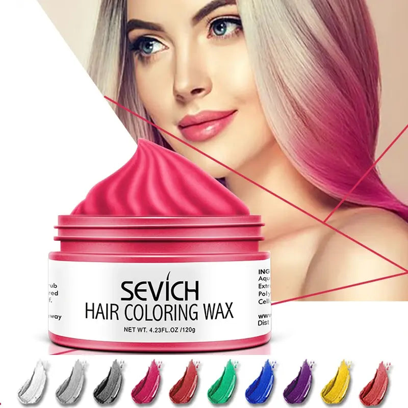 Luxury hair wax container with elegant design for premium styling and hold