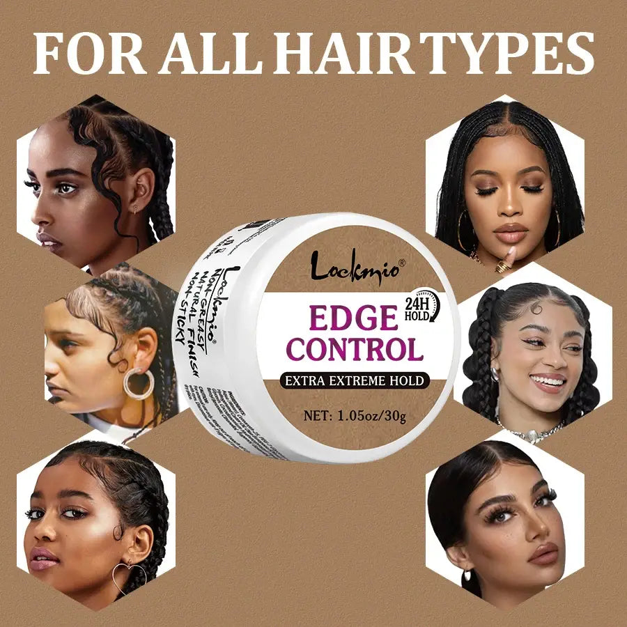 Sleek hair with premium edge control for flawless luxury styling and impeccable finish