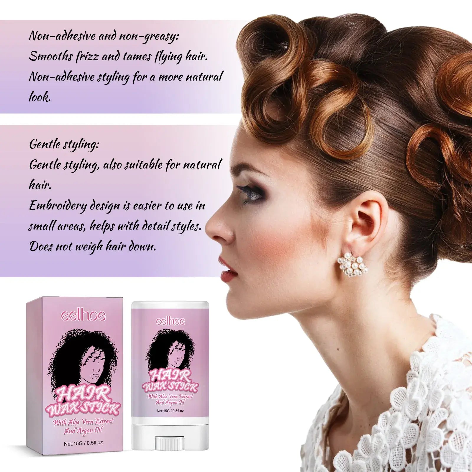 Luxury hair care product providing superior frizz control for a sleek and elegant look
