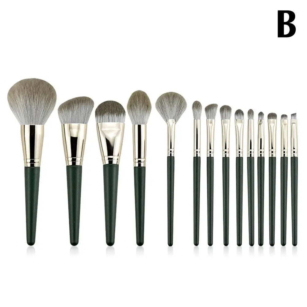 Fluffy Makeup Brushes Set Eye Shadow Foundation Women Cosmetic Powder