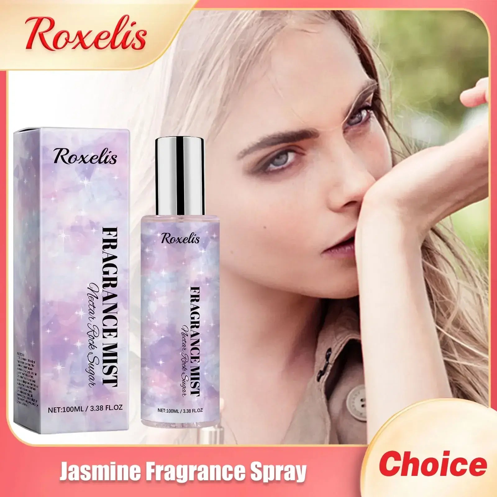 Jasmine Fragrance Perfume Spray Plant Floral Scent Keep Fresh Perfume.